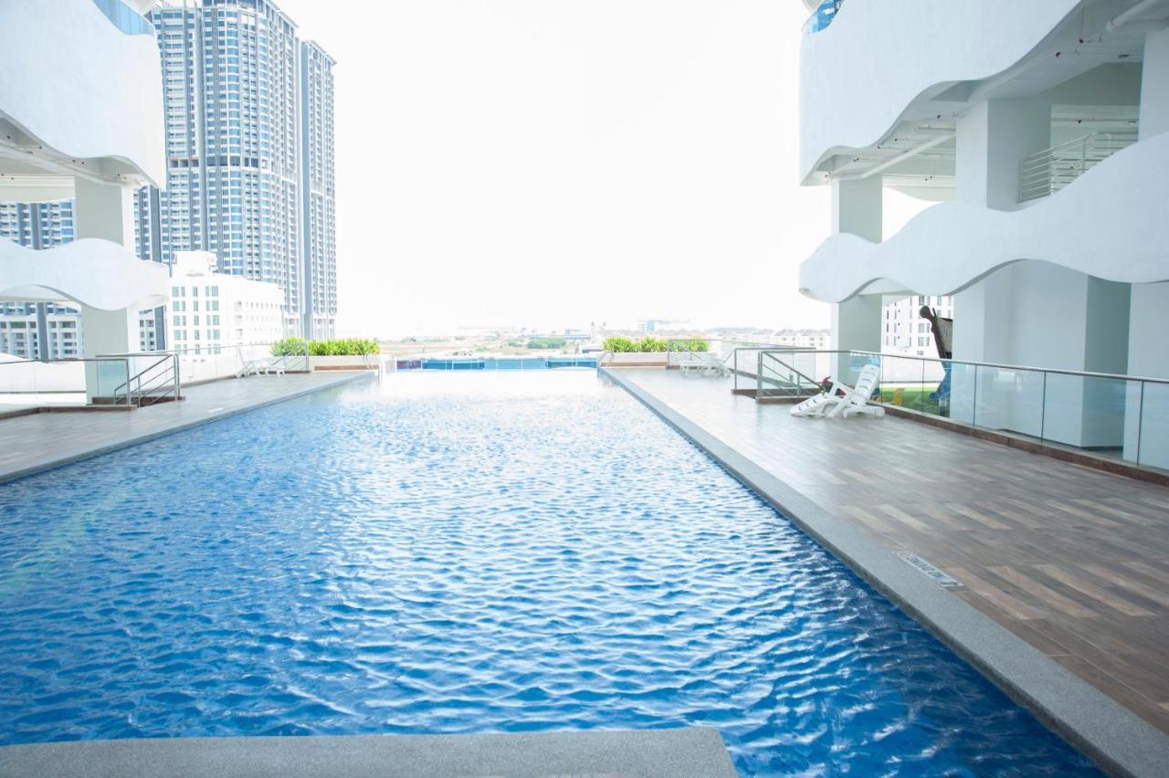 Pangsapuri 60 m² dengan 2 bilik tidur dan 1 bilik mandi peribadi di Pusat bandar Melaka Luaran gambar